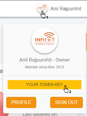 updating your infiiot profile information